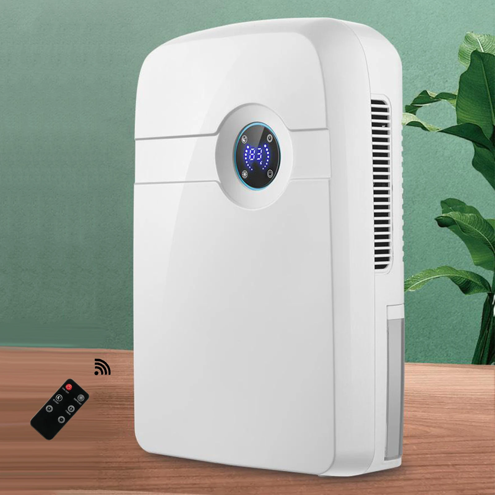 Electric Dehumidifier, Portable Dehumidifier with 2.5L Water Tank, Electric Mini Dehumidifier for Bathroom, Quiet Dehumidifier