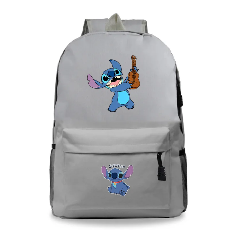 Sac Dos plecak Mochila Stitch школьный Аниме маленький рюкзак мужские школьные сумки для девочек-подростков мультфильм унисекс индивидуальный логотип - Цвет: 30