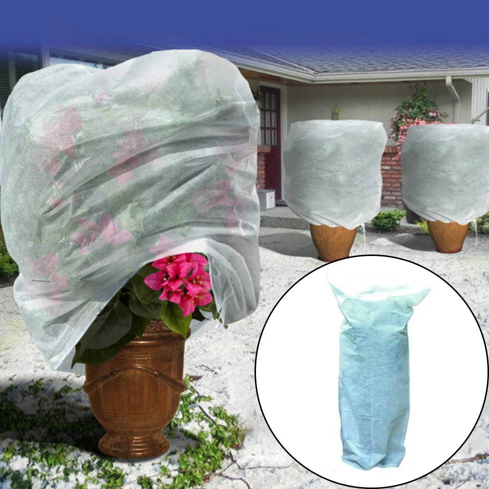 

Non Woven White Warm Worth Adjustable Practical Plant Cover Cold Proof Multipurpose Frost Protection Anti Dust Easy Apply