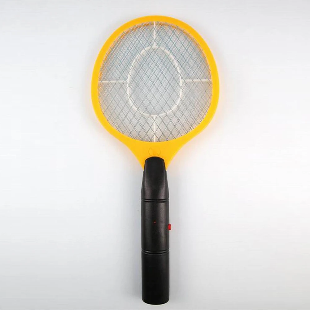 Mosquito Swatter электрическая летняя Горячая Аккумуляторная Батарея мощность мухи комары Swatter ошибка ракетки средство от насекомых электромухобобайка - Цвет: yellow