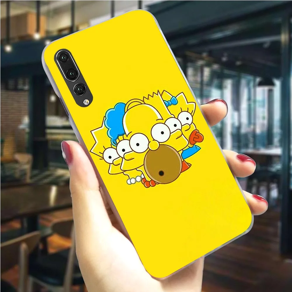 Чехол для телефона huawei mate 20 Cartton The Simpsons Case P9 Lite Mini/ P10 20 30 Lite Pro P Smart Z mate 10 Lite Pro