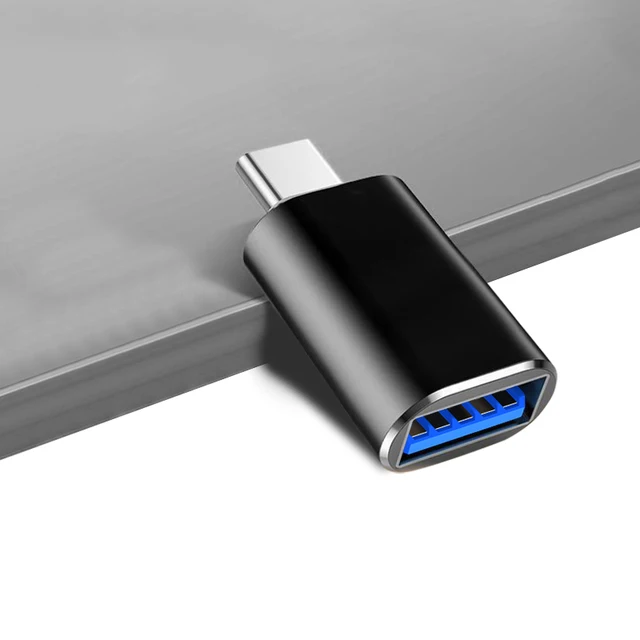 USB To Type C OTG Adapter USB USB-C Male To Micro USB Type-c Female Converter For Mercedes Benz AMG A B C E R G CLA GLK CLASS black