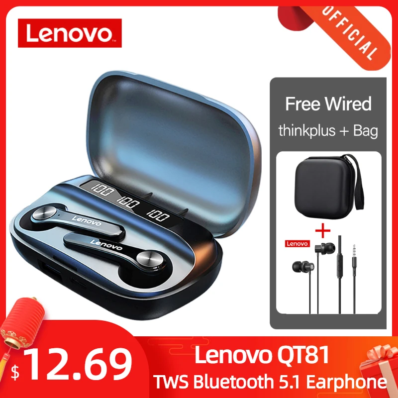Jual Lenovo Qt81 Bluetooth 5.1 