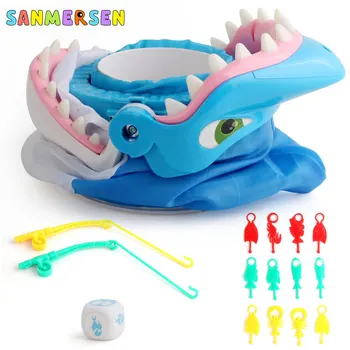 

Miniature Dice Shark Toys That Bite People Party Prank Games Fun Fish Saving Interactive Games Animal Toys Gifts For Children