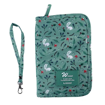 

1 PC Passport package ticket holder waterproof travel storage multifunction certificate document bag zipper fashion card cover