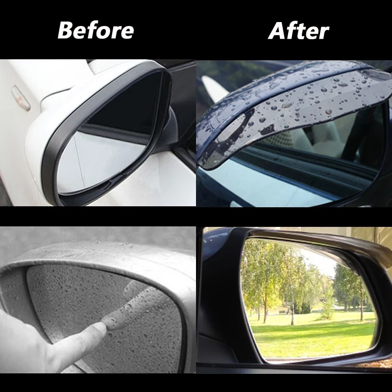 Flexible Pvc Rearview Mirror Rain Shade For Kia Sportage 2 3 4 Sorento Jc Xm Um Ceed Ed Jd Cd Rio 1 2 3 4 Optima Soul Am Forte