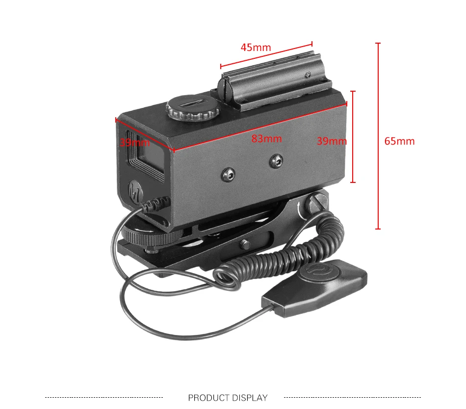 Мини лазерный инфракрасный Прицел дальномер для охотничьей съемки угол скорости измеритель тактический прицел монтируемый