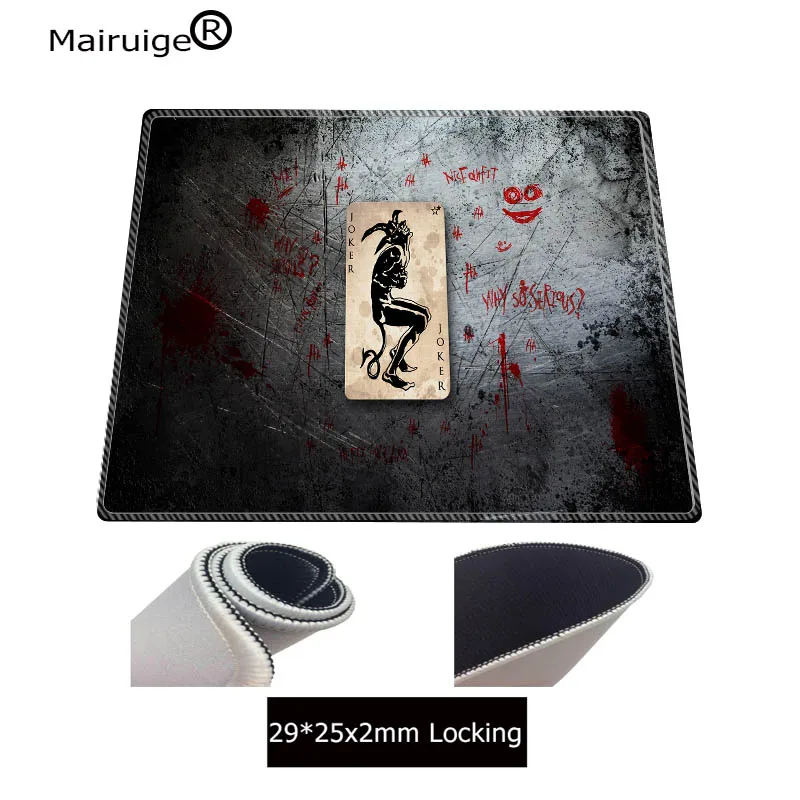  Laumans Funny Joker Large Gaming Mouse Pad Gamer Locking Edge Keyboard Mouse Mat Gaming Desk Mousep