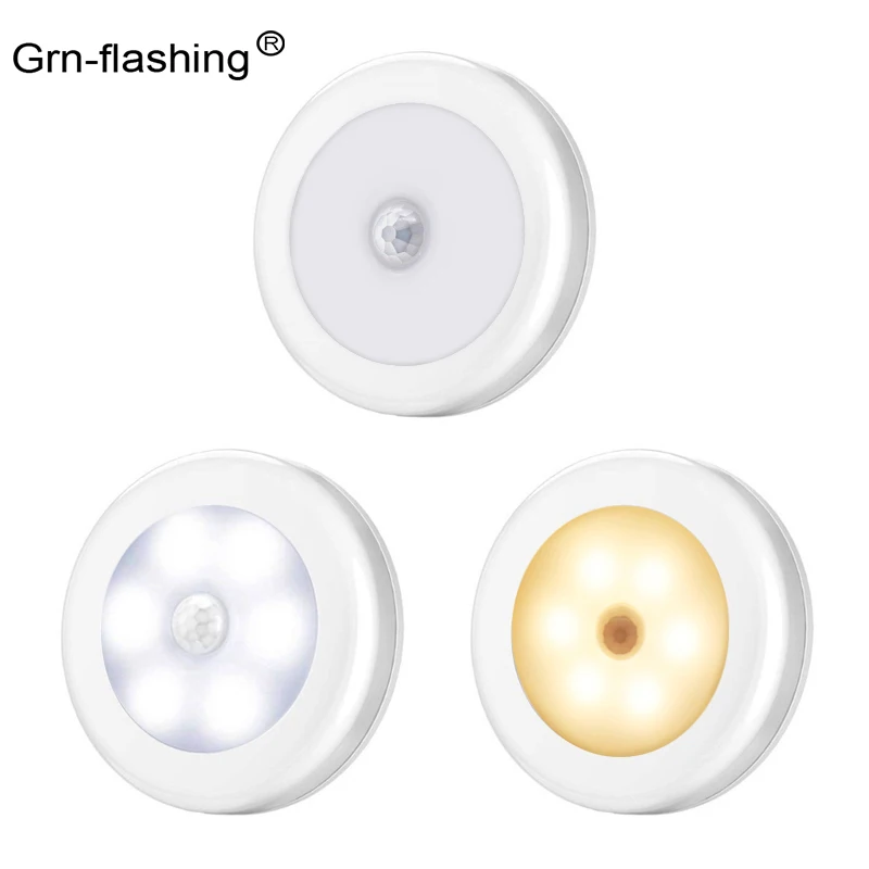 LED Sensor Night Light with PIR Infrared Motion Detection