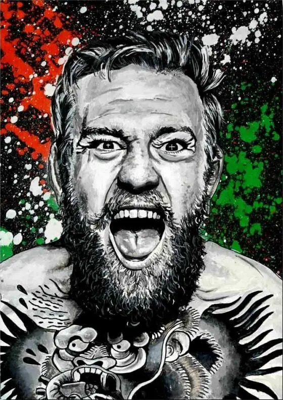Лот стиль выбрать Conor McGregor Художественная печать Шелковый плакат домашний декор