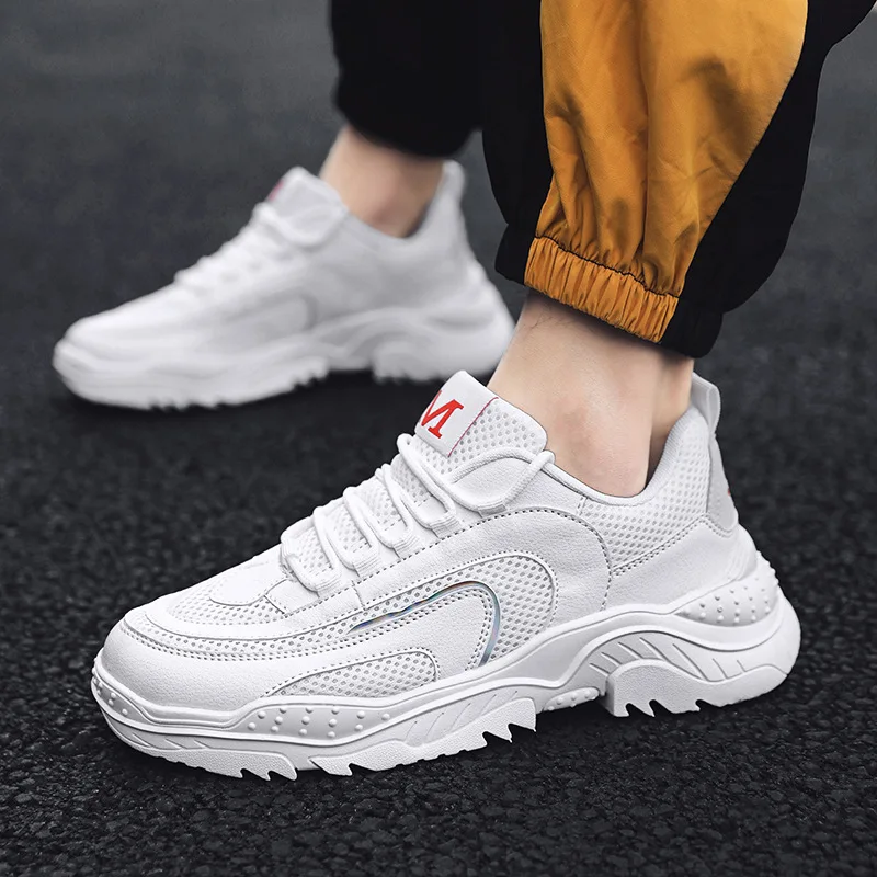 

Thick Bottomed Mesh Casual Dad Shoes 2019 Autumn New Style Athletic Shoes Korean-style Fashion Versatile