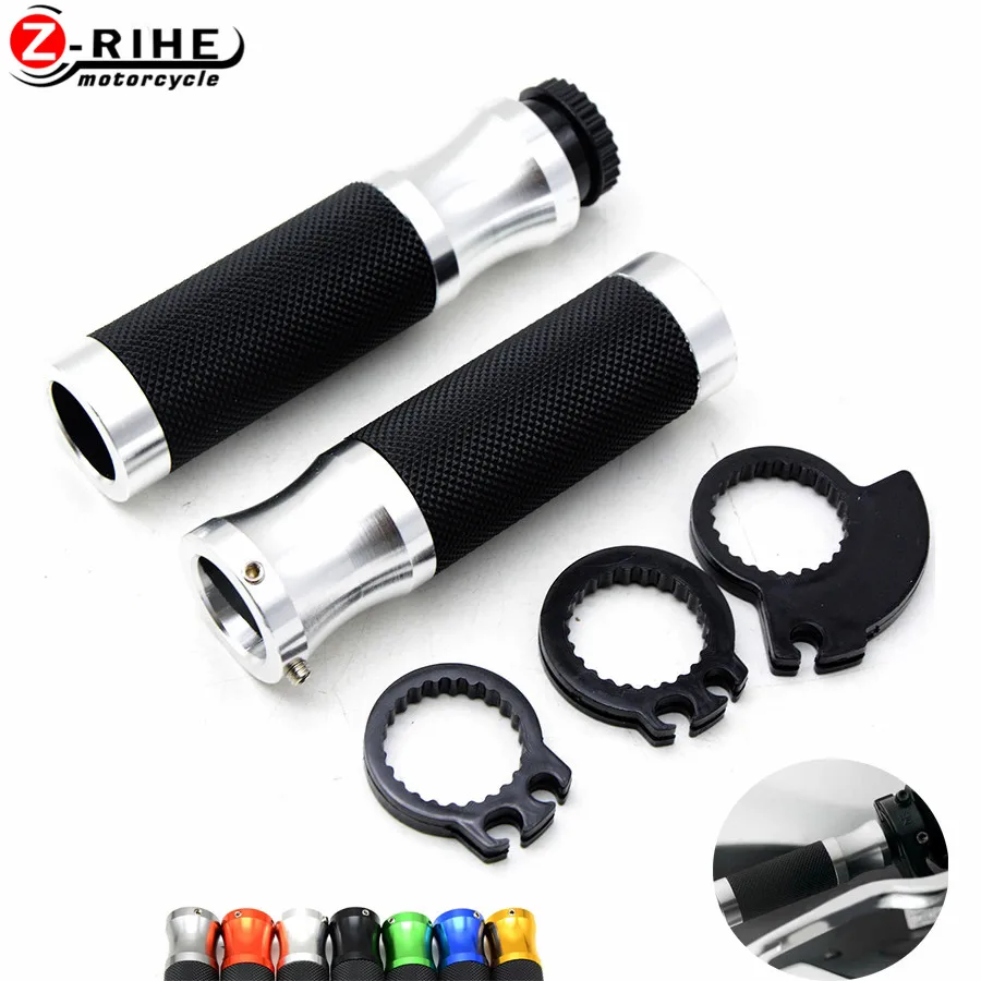 

7/8"22mm handlebar grips hand Motorcycle Rubber Cafe Racer Handgrips Hand Grip For Hyosung GT250R/GT650R GV650