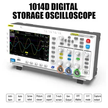 

FNIRSI 1014D Digital Oscilloscope Multifunctional LCD 110MHz Dual Channel Input Signal Generator Measuring 1GSa/s Sampling Rate