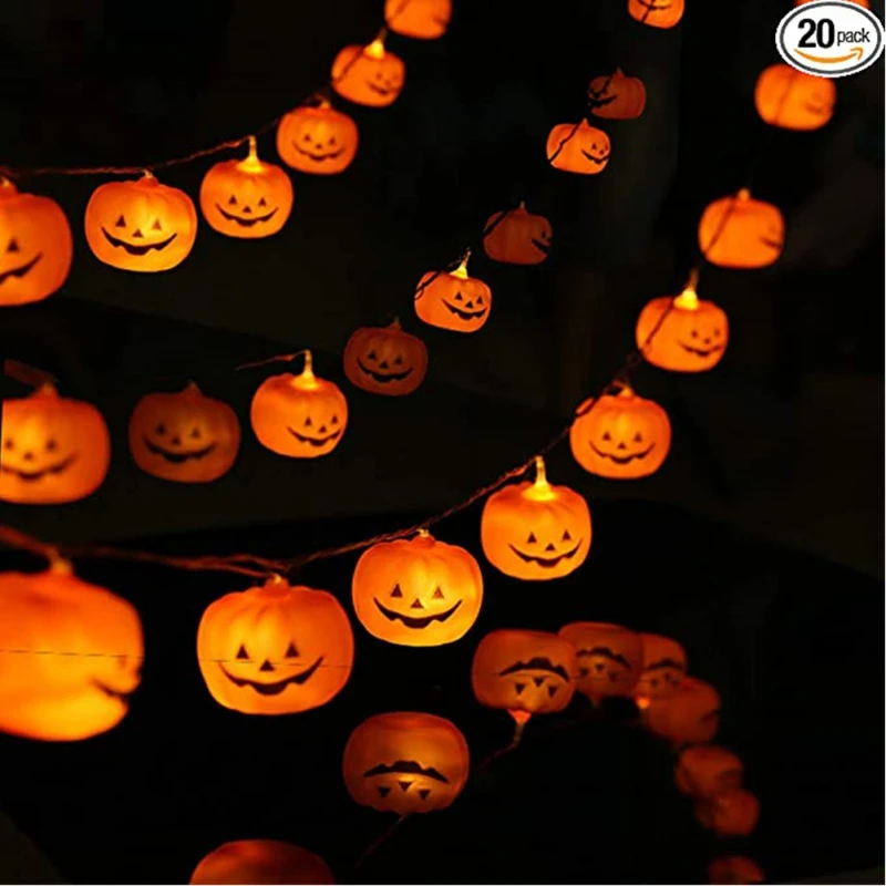 

Halloween Lights Small Pumpkin Battery Light String-always Bright Halloween Series Decorative Light String Outdoor String Light