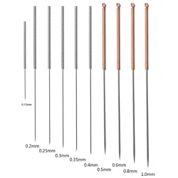 Premium Stainless Steel Cleaning Needle Nozzle Set (10 nozzle needles)