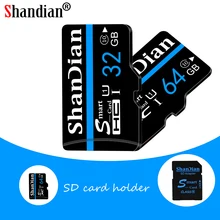 ShanDian – Mini carte mémoire TF classe 10, haute vitesse, 8 go, 16 go, 64 go, 32 go, 128 go, Micro SD