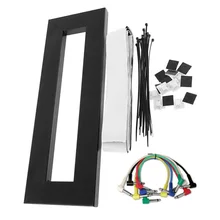 Гитарный Эффект педали настройки DIY гитарный педалборд с волшебной лентой и педаль эффектов соединительная линия доступа к музыкальному инструменту