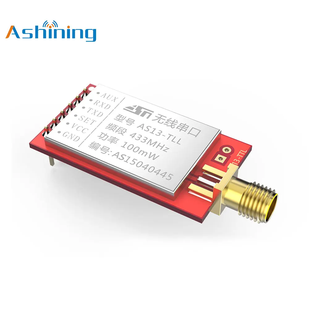 AS13 TTL 433mhz 100mW SI4438 Wireless Transmitter Receiver RF Module 4