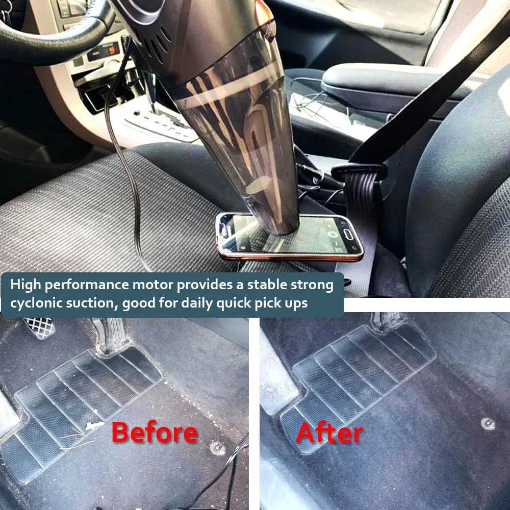 Дешево GRIKEY 4800Pa маленький автомобильный пылесос 120 Вт Портативный пылесос Авто большая емкость моющий пылесос автомобильный автопылесос