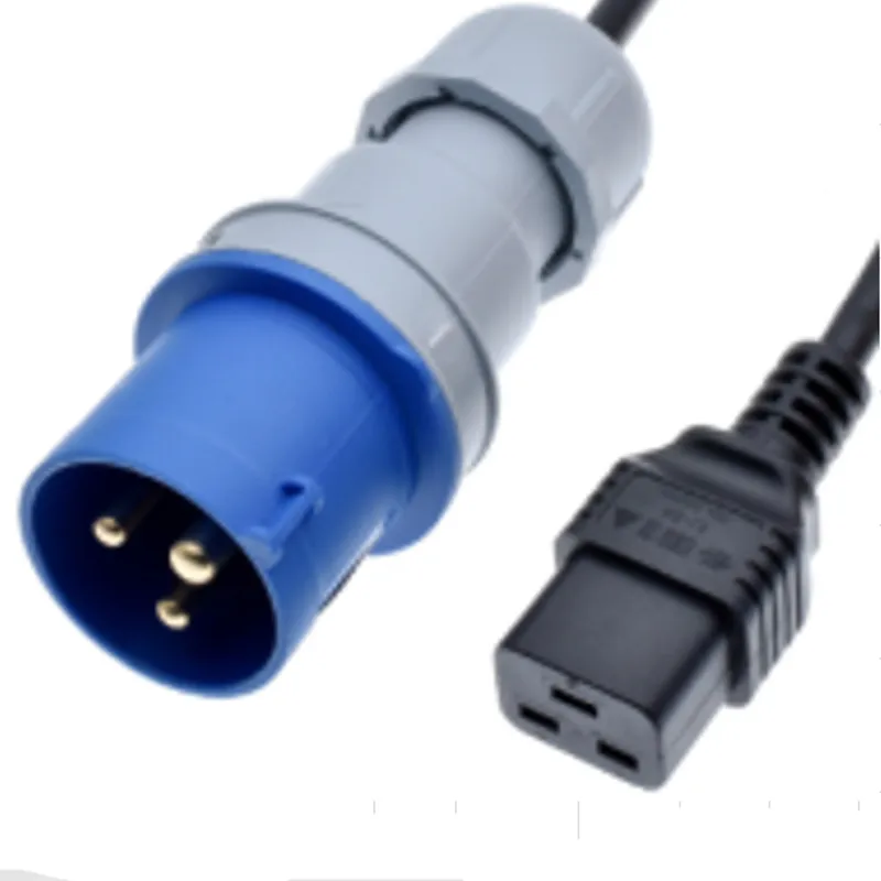IEC316P6 розетка для подключения к IEC320 C19 Мощность шнур промышленный сверхмощный