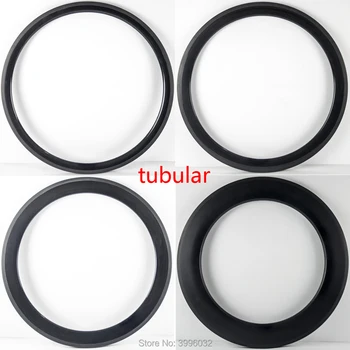 

New 700C 38 50 60 88mm tubular rim Road bicycle glossy matt 3K UD 12K full carbon fibre bike wheels rim 23 25mm width Free ship