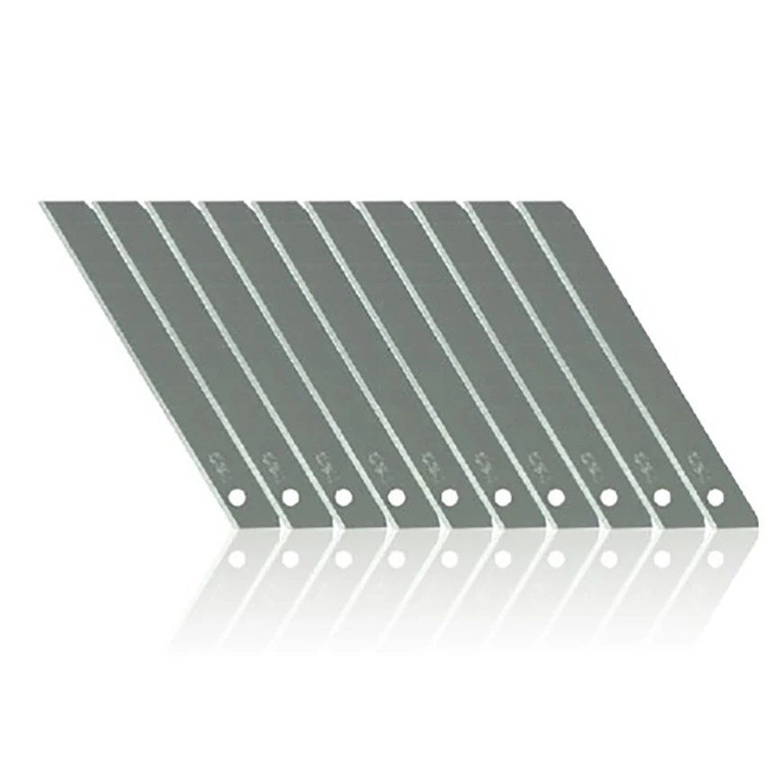 

10PCS/Set SK5 Alloy Steel 9MM Utility Knife Blades Paper Box Cutter Replacement Blades Office Stationery Art Supplies