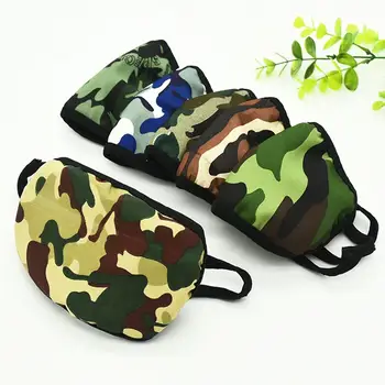

5Pcs Outdoor Unisex Children Camouflage Breathable Washable Reusable Anti Droplet Dust Mouth Cover Health Protection Masks