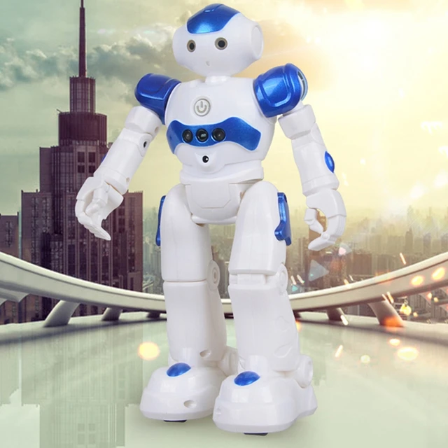 Creative Gift for Kids&Adults with Multicolor Optional Interactive Plastic Robot 2