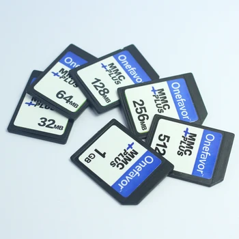 

onefavor 256 MB 512MB 1GB MMC MultiMedia Card 13PINS Memory Card for Old Camera