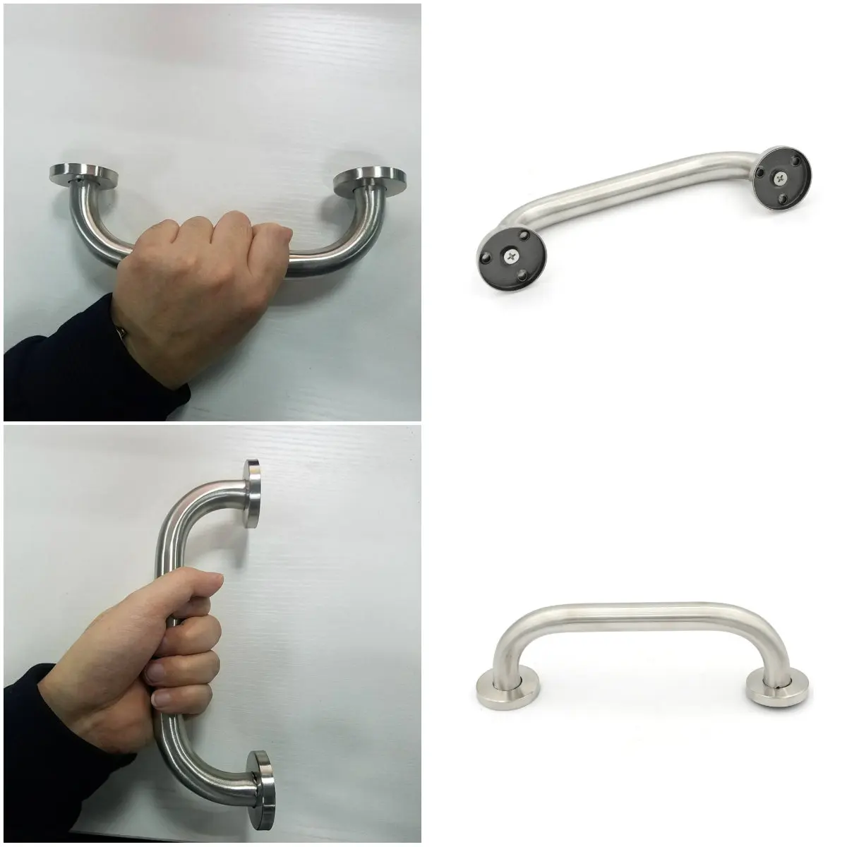 Stainless Steel  Safety Toilet Support Rail Bathroom Shower Tub Hand Grip Disability Aid Grab Bar Handle  Towel Rack