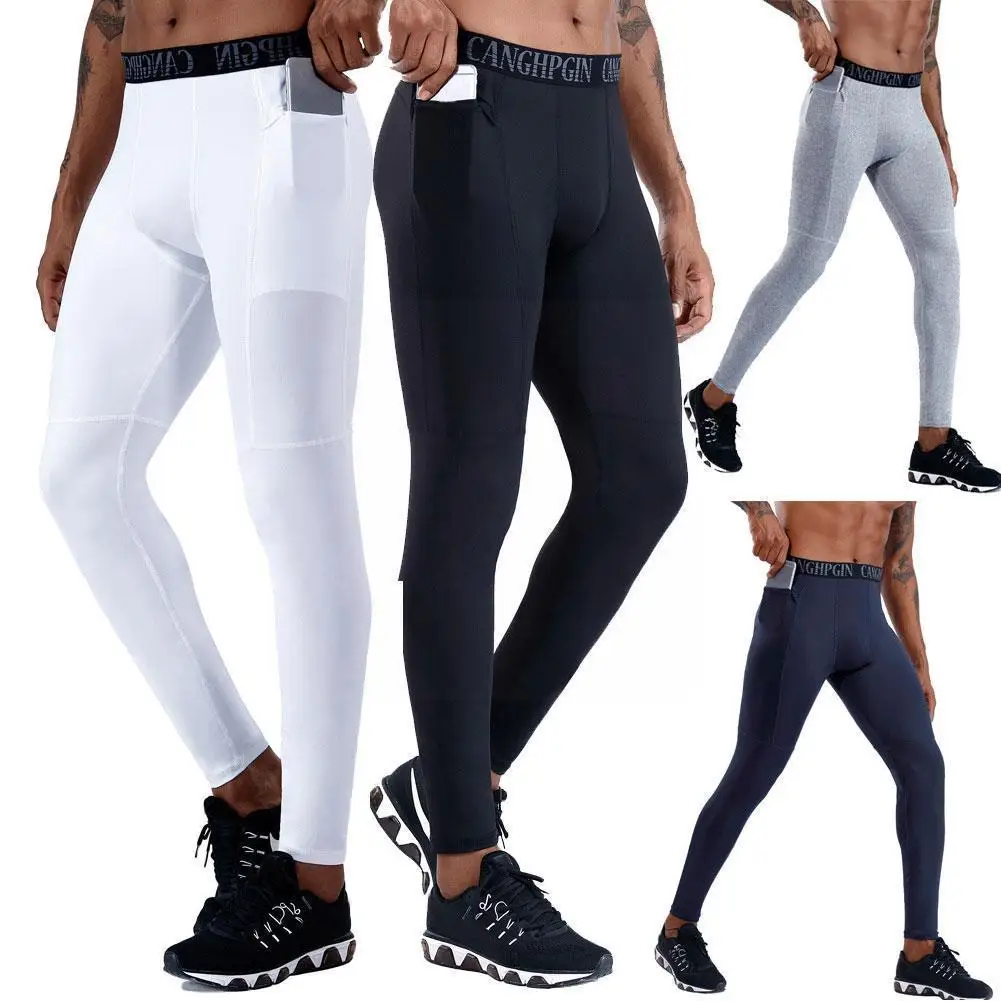 Men Running Tights Mens Running Tights Pockets Tights Men Sports