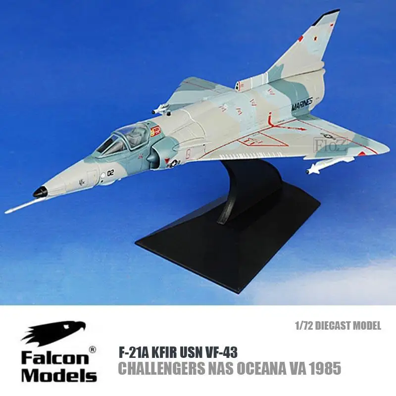 Falcon Models F-21A Kfir USN VF-43 Challenger NAS оцеана VA 1/72 литой самолет