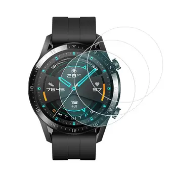 

3PCS Screen Protector Anti-Scratch Hard Glass Easy-install Tempered Glass Screen Protector for Huawei Watch GT2