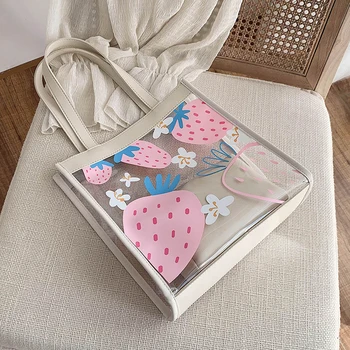 

The new spring/summer 2020 trend on Instagram is a cute one-shouldered transparent handbag for mothers and sons