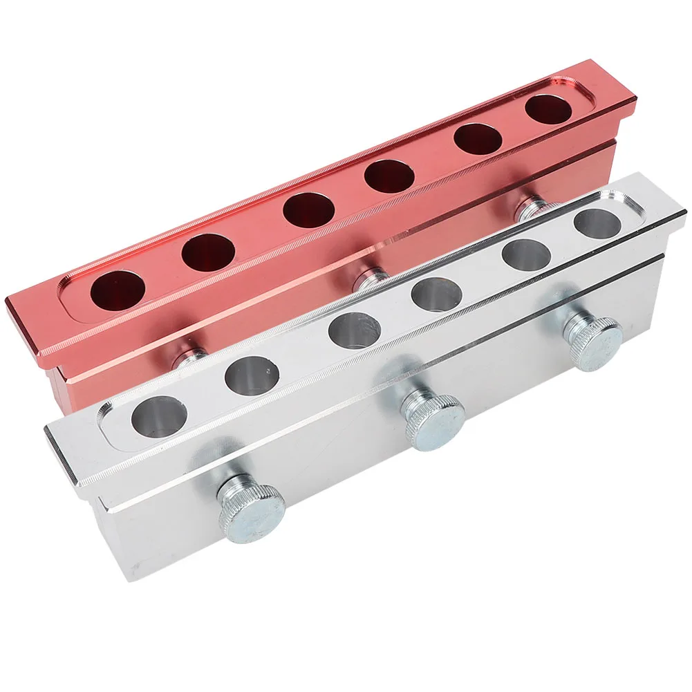 12.1mm Tube DIY Lipstick Mold 6 Holes Dual Use Aluminium Alloy Lip Balm Maker Mould Holder Stand Crafts Cosmetic Makeup Tool Kit | Красота и
