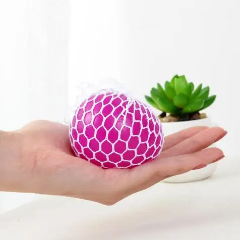 1pc 4.5cm Funny Anti Stress Ball Novetly Squeeze Ball Hand Wrist Exercise Antistress Slime Toy