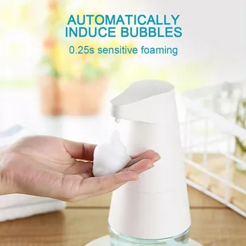

Rechargebale 330ml Capacity Automatic Soap Dispenser Sensor Hand For Bathroom Detergent Kitchen Touchless Sanitizer Dispens