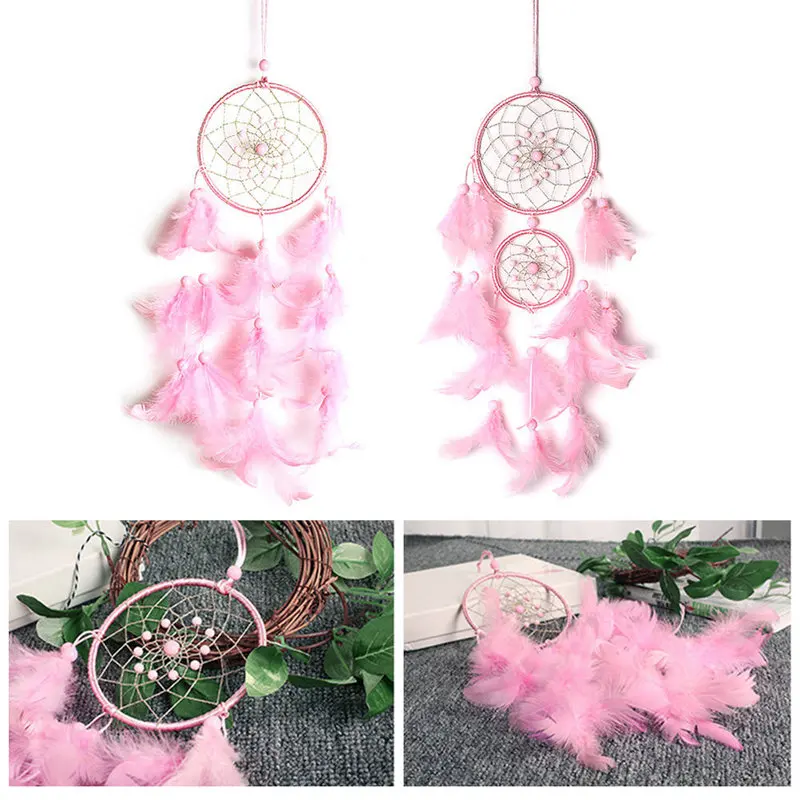 

Simple Dream Catcher Looking Up At The Starlit Sky Indian Feather Dreamcatcher Hanging Accessories Nice Literary Gift