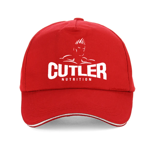 Cutler Muscle Athletic Workout Bodybuilding Baseball Cap Men Indoor activities hip hop cap Cool summer snapback hat gorras Red