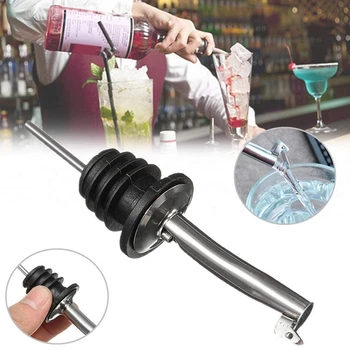 

10pcs Stainless Steel Wine Spout Liquor Pour Spouts Set for Wine Liquor Olive Oil Coffee Syrup Vinegar Bottles