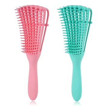 

1pcs New Scalp Massage Comb Curly Hair Brush Women Hairbrush Anti-tie Knot Professional Hair Brush Men Comb Salon