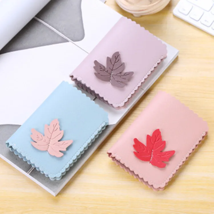 

2019 New Style Pu Women's Short Wallet Wallet Card Bit More Cute Purse Purse Students Small Wallet