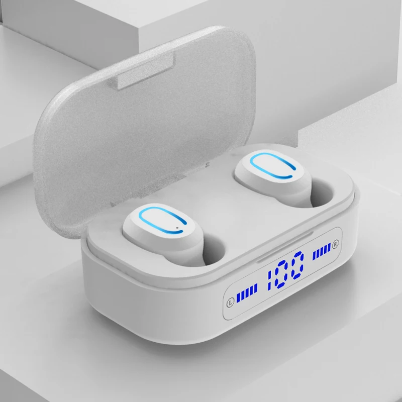 T20 TWS Button Wireless Headphones Bluetooth In The Ear Stereo Sport Headsets Bluetooth 5 0 Noise Reduction Earphone