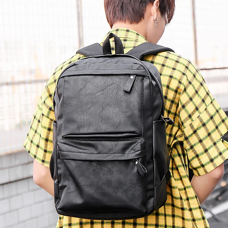 

2019 New Style European And American Style Backpack Men's Large Capacity Computer Bag Backpack Waterproof Wear-Resistant