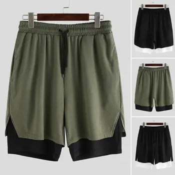 

INCERUN Mens Athletic Shorts Gym Joggers Fashion Male Fitness Outdoor Running Sports Performance Casual Short Trousers S-5XL