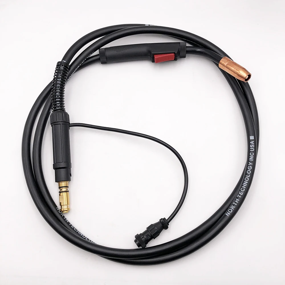 Complete 3 Meters 10 feet 3T North NT-1 NT1 MIG Welding Torch Air Cooled Welding Gun With Cable Fitting Connector tig torch burner spot welding metal foot pedal switch connector trigger 1 8 meters gx16 2 or 3 pin 10a 250v