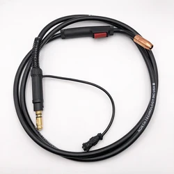 Complete 3meters 10feet North NT-1 NT1 MIG Welding Torch Air Cooled Welding Gun With Cable Fitting Connector
