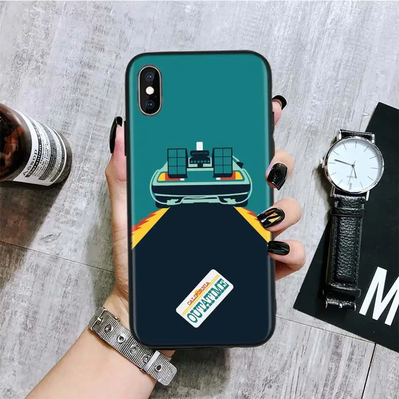 Черный чехол-накладка для Apple IPhone 11 Pro XS MAX XR 7 8 6 6S Plus X 10 Ten 5 5S SE Coque Shell