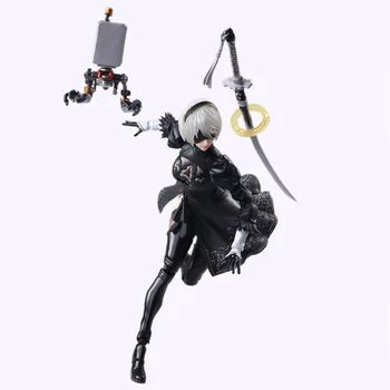 

NieR Automata YoRHa No. 2 Type B 2B Fighting Action Figure PVC Toys Collection Doll Anime Cartoon Model For Christmas Gift 14CM