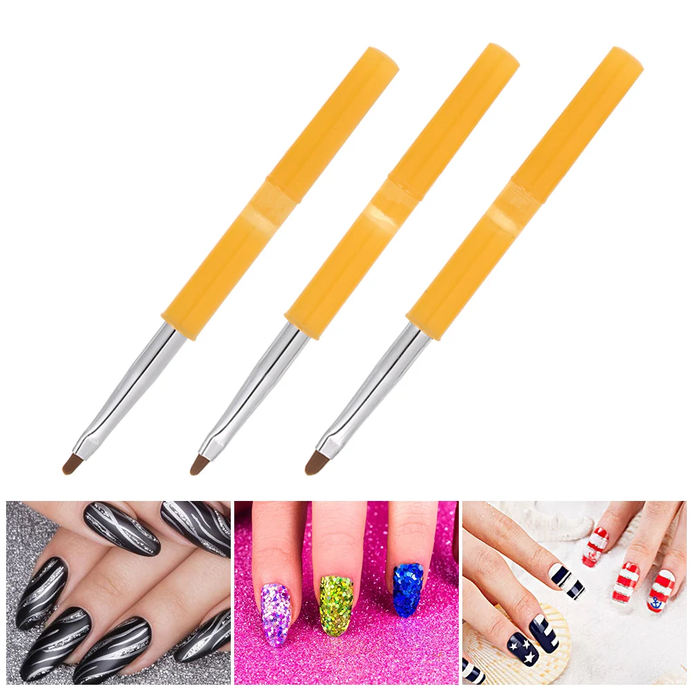 

9pcs Professional UV Gel Acrylic Nail Brushes Kit Builder Nail Art Design Painting Pen Set Nail Carving Brush Nail Art Tool